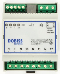 [DO5014] DO5014 DOBISS Module d'extension unipolaire (4x 16A/230V)